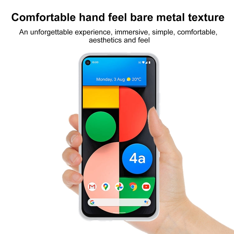 TPU Phone Case For Google Pixel 4a 5G(Transparent White)