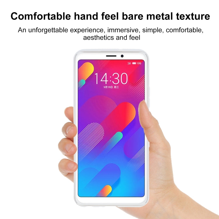 TPU Phone Case For Meizu V8 Pro(Transparent White)