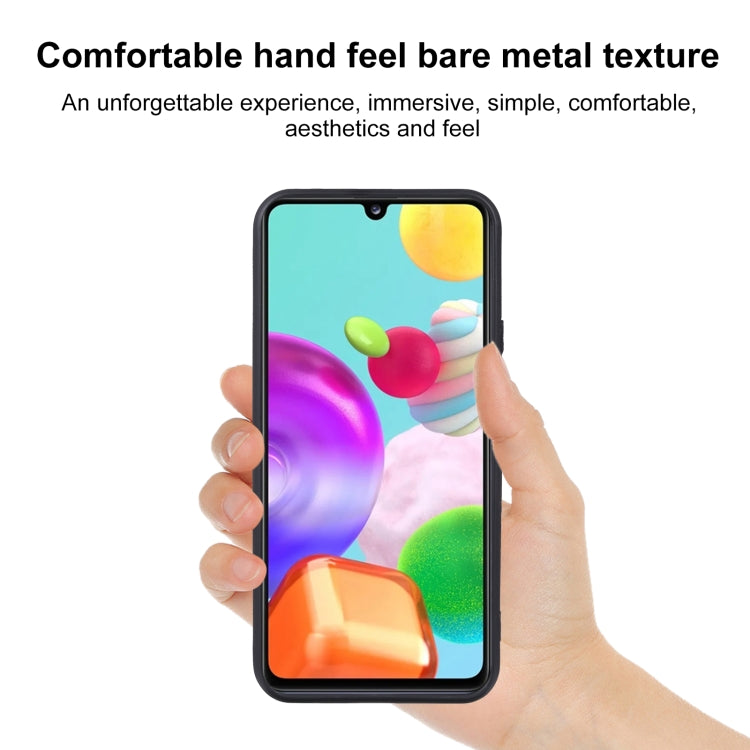 TPU Phone Case For Samsung Galaxy A41 SC-41A - Black