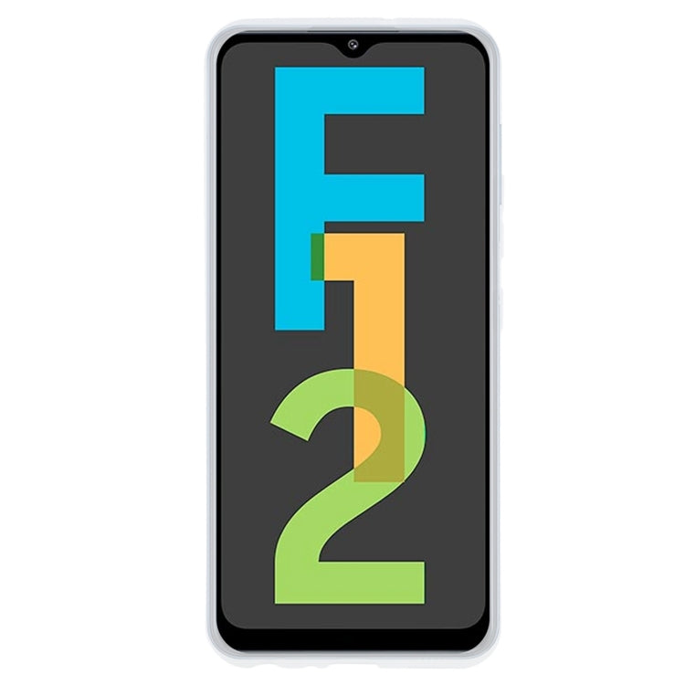 TPU Phone Case For Samsung Galaxy F12(Transparent White)