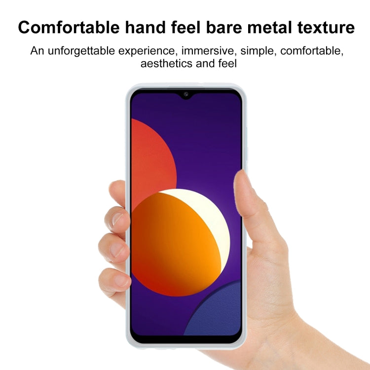 TPU Phone Case For Samsung Galaxy M12(Transparent White)