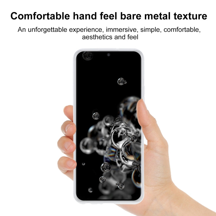 TPU Phone Case For Samsung Galaxy S20 Ultra 5G(Transparent White)