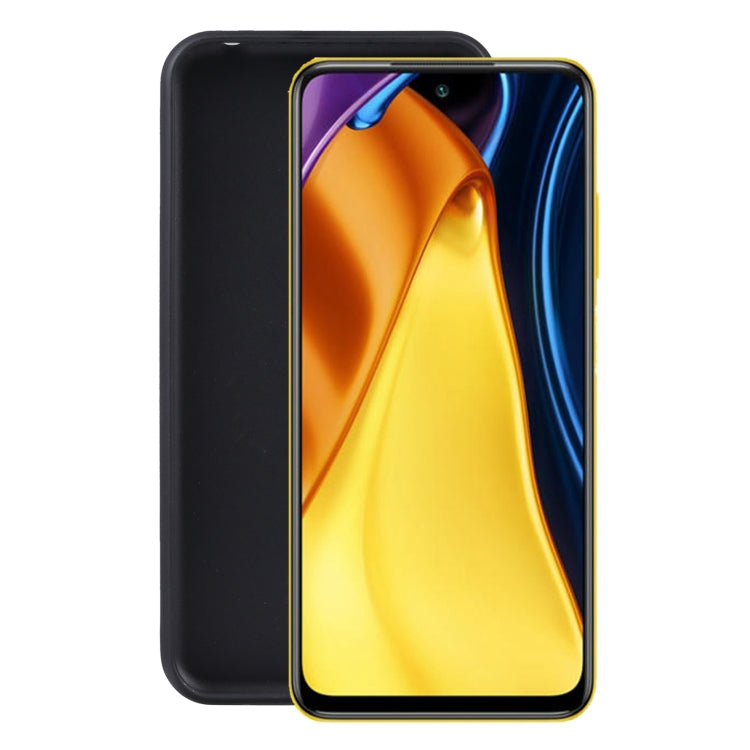 TPU Phone Case For Xiaomi Poco M3 Pro 5G(Frosted Black)