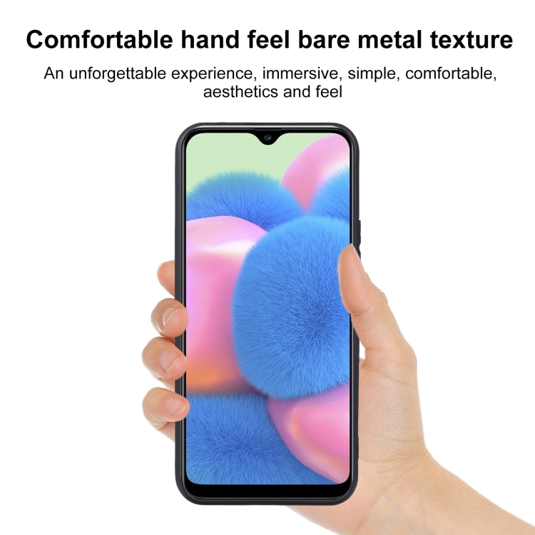TPU Phone Case For Samsung Galaxy A30s(Black)