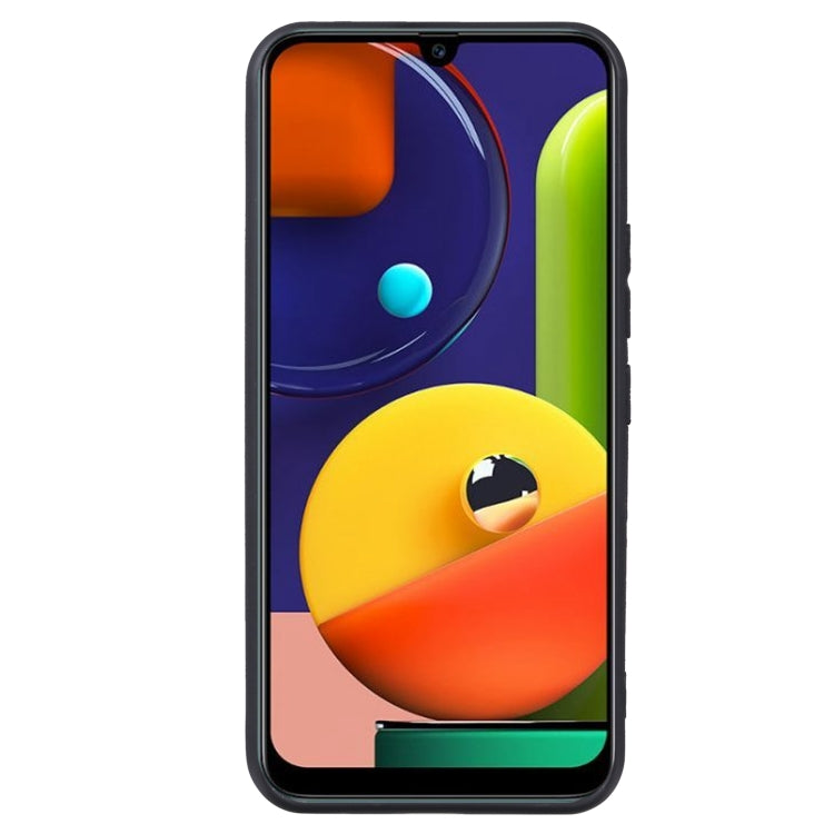TPU Phone Case For Samsung Galaxy A50s(Black)