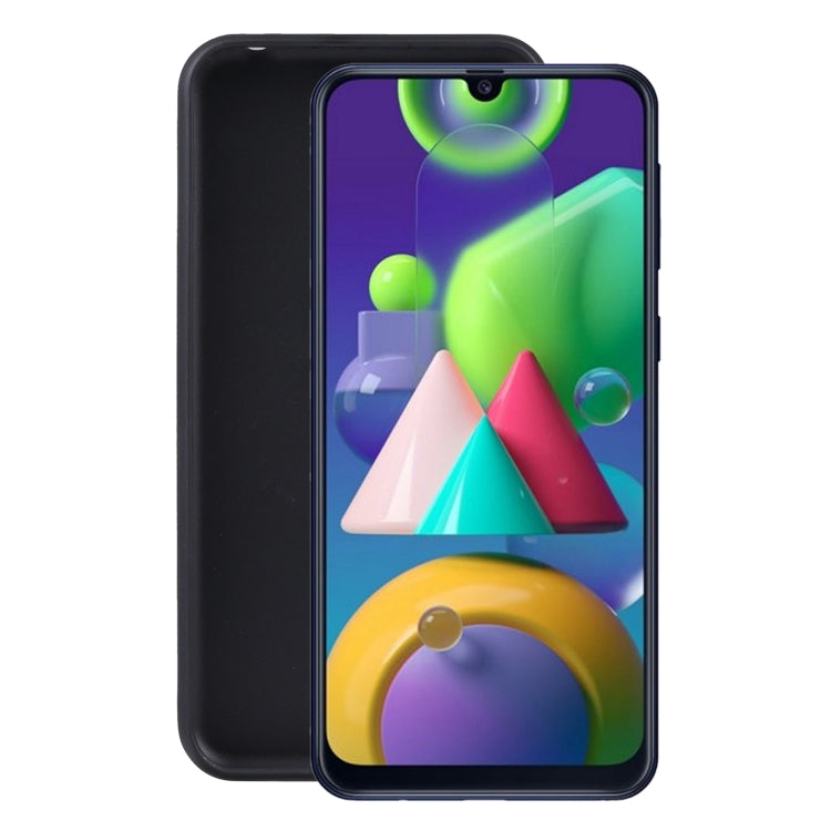TPU Phone Case For Samsung Galaxy M21(Black)
