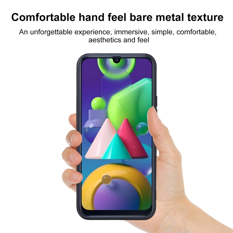 TPU Phone Case For Samsung Galaxy M21(Black)