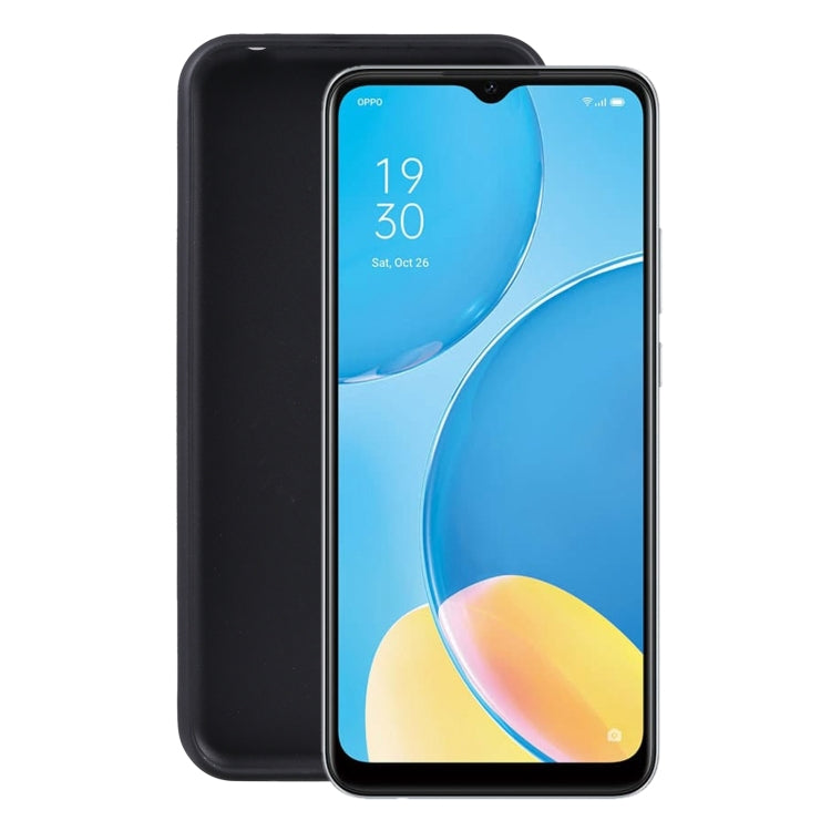 TPU Phone Case For OPPO A15s(Frosted Black)