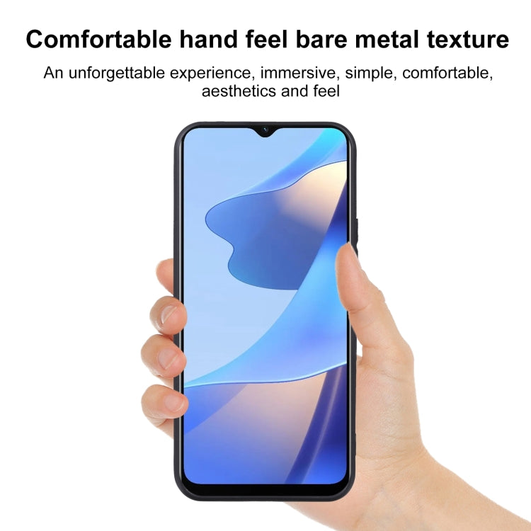 TPU Phone Case For OPPO A16s(Frosted Black)