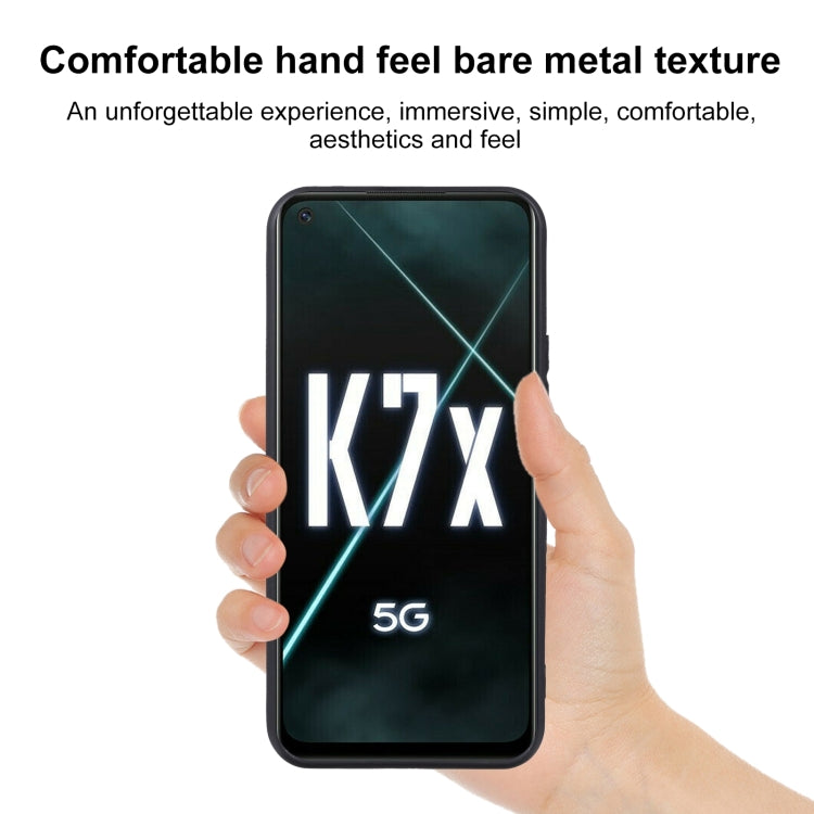 TPU Phone Case For OPPO K7x(Frosted Black)
