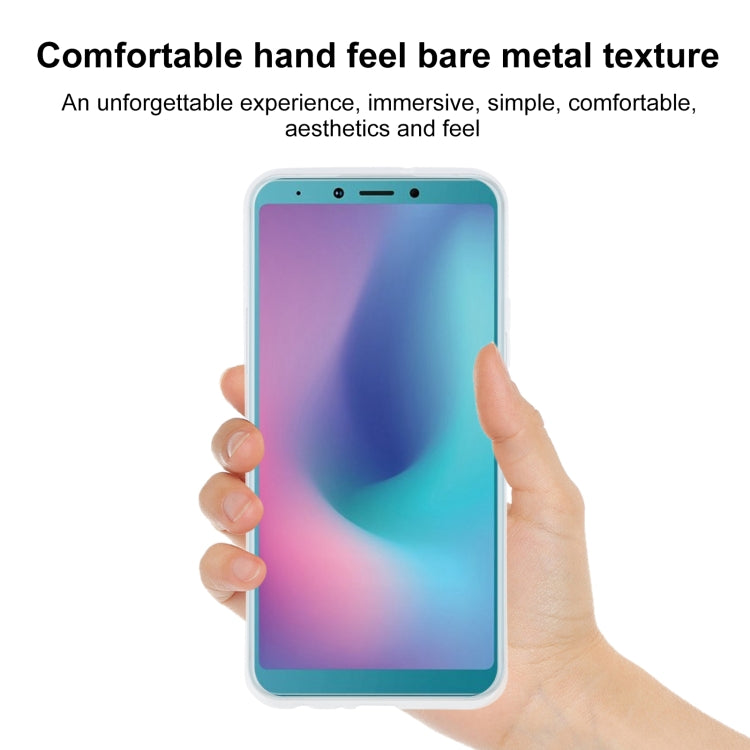 TPU Phone Case For Samsung Galaxy A6s(Matte White)