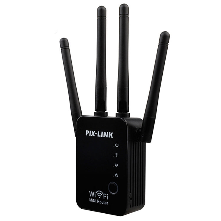 Wireless Smart WiFi Router Repeater with 4 WiFi Antennas, Plug Specification:EU Plug