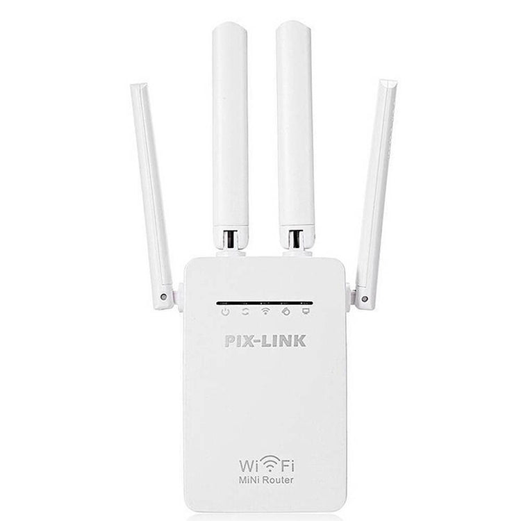 Wireless Smart WiFi Router Repeater with 4 WiFi Antennas, Plug Specification:US Plug