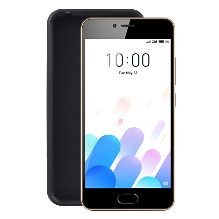 TPU Phone Case For Meizu M5c(Matte Black)