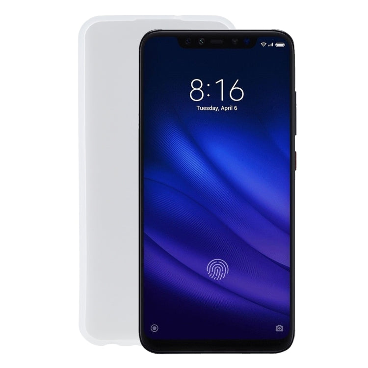 TPU Phone Case For Xiaomi Mi 8 Pro(Transparent White)