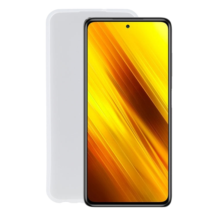TPU Phone Case For Xiaomi Poco X3 NFC(Transparent White)