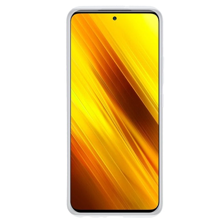 TPU Phone Case For Xiaomi Poco X3 NFC(Transparent White)