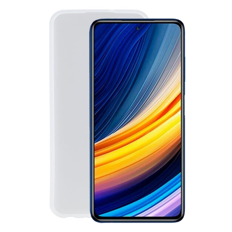TPU Phone Case For Xiaomi Poco X3 Pro(Transparent White)