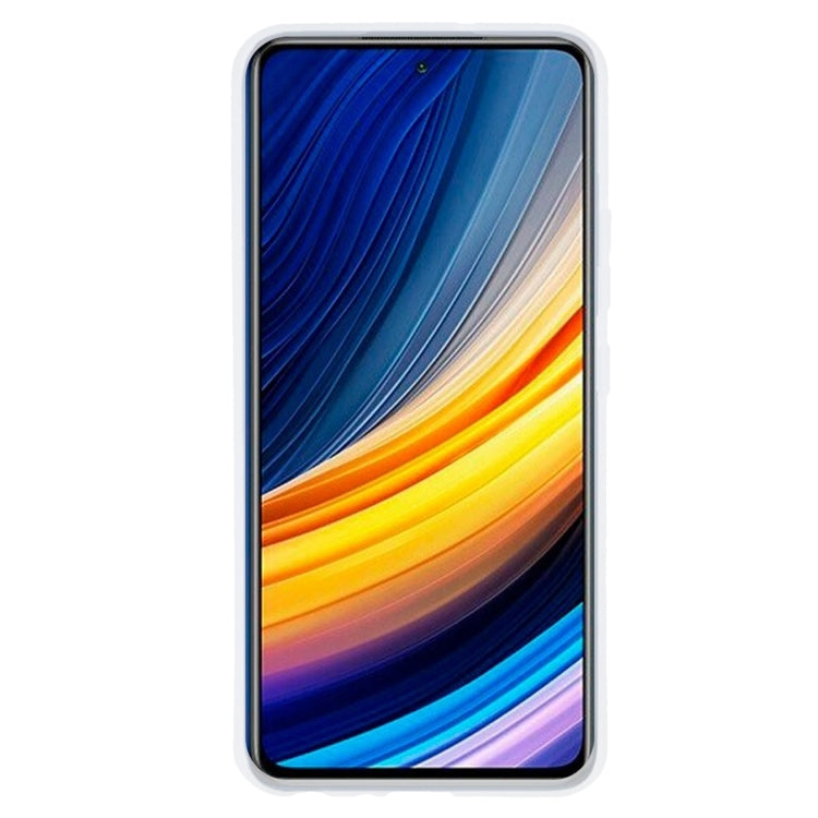 TPU Phone Case For Xiaomi Poco X3 Pro(Transparent White)