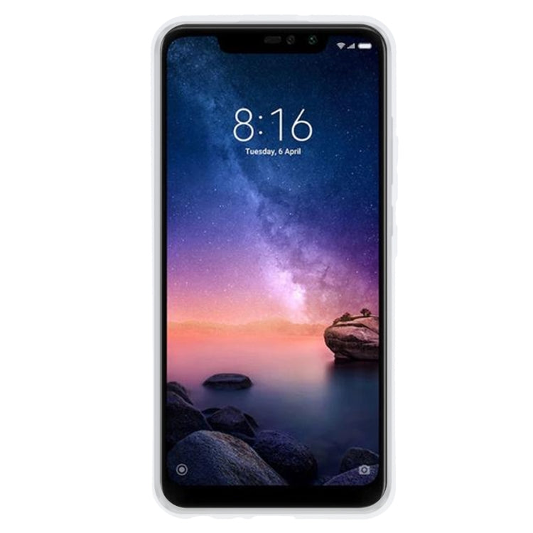 TPU Phone Case For Xiaomi Redmi Note 6 Pro(Transparent White)