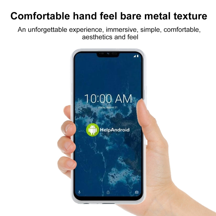 TPU Phone Case For LG G7 One(Transparent White)