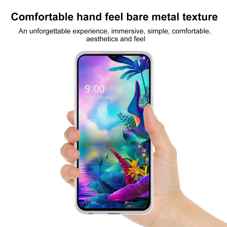 TPU Phone Case For LG G8X ThinQ(Transparent White)