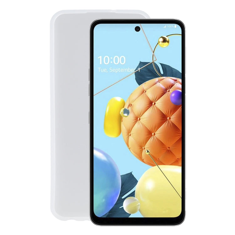TPU Phone Case For LG K62(Transparent White)