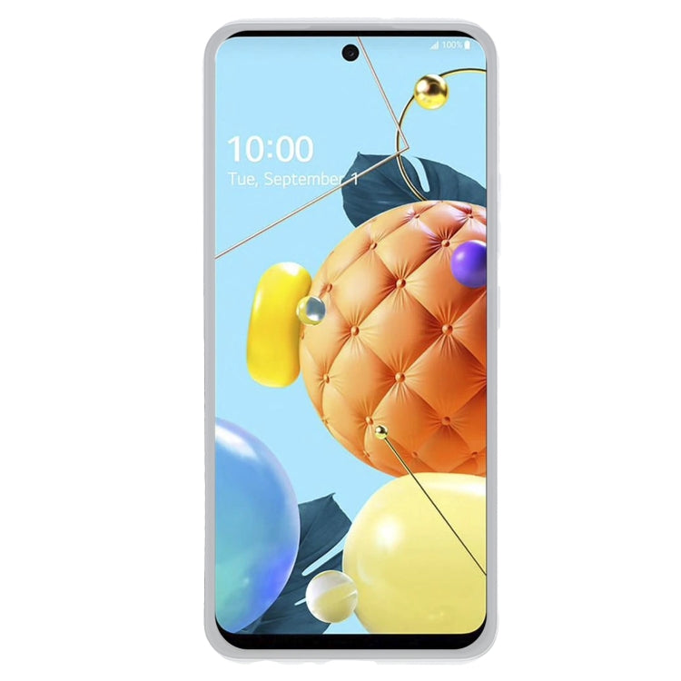 TPU Phone Case For LG K62(Transparent White)
