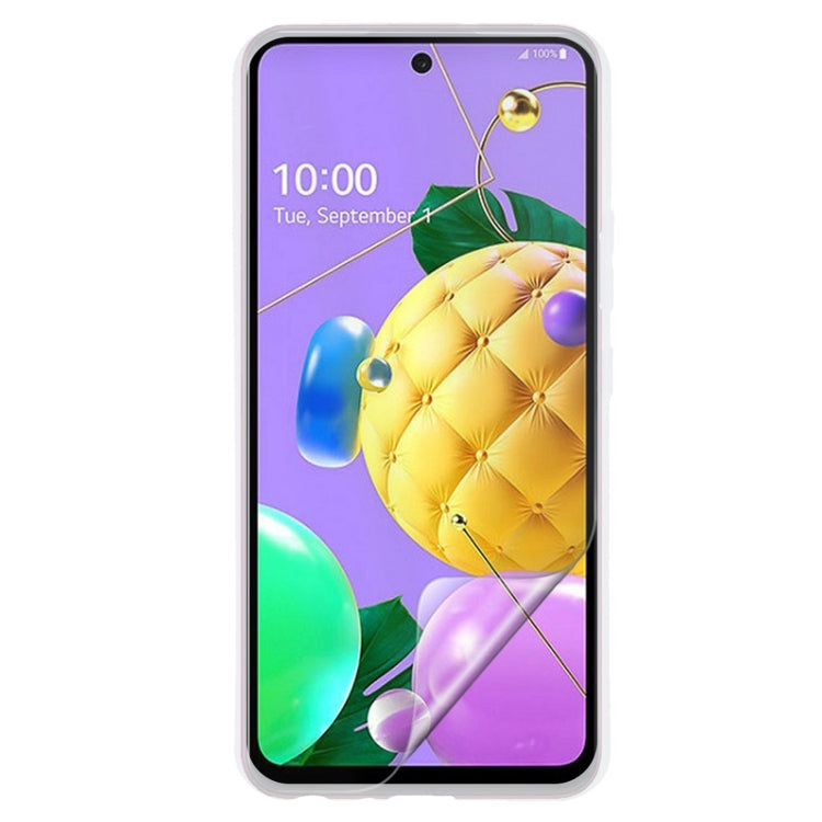 TPU Phone Case For LG Q52(Transparent White)