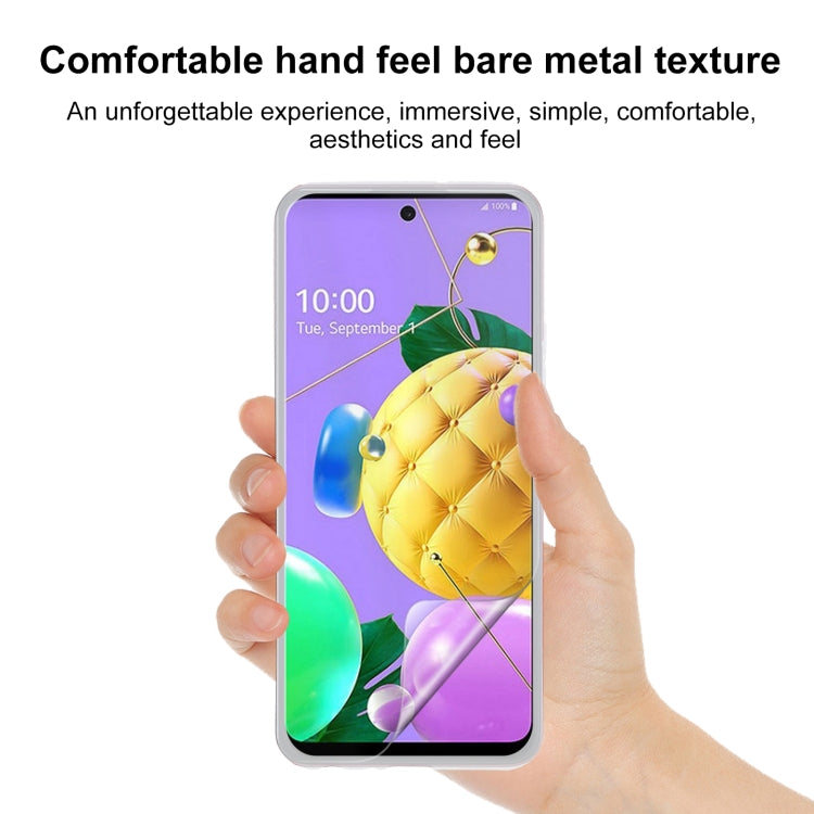 TPU Phone Case For LG Q52(Transparent White)