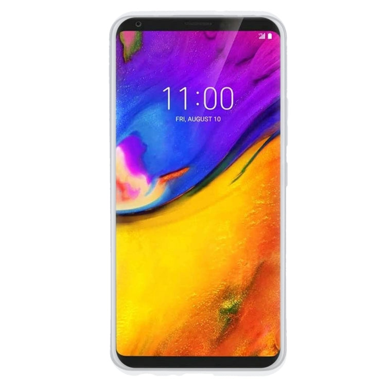 TPU Phone Case For LG V35 ThinQ(Transparent White)