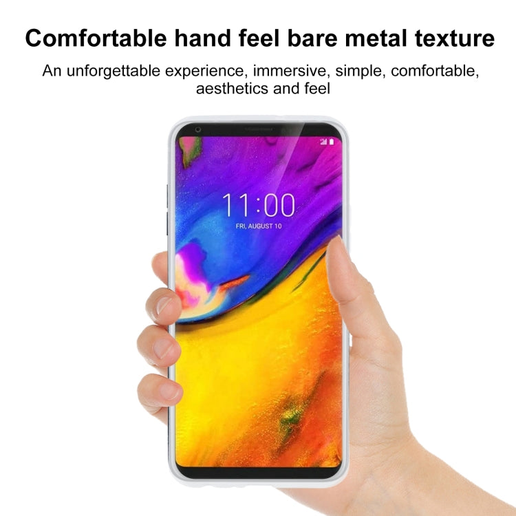 TPU Phone Case For LG V35 ThinQ(Transparent White)
