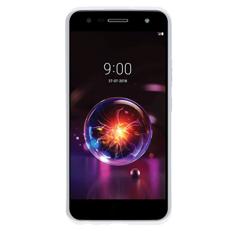 TPU Phone Case For LG X power 3(Transparent White)