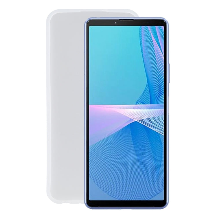TPU Phone Case For Sony Xperia 10 III Lite(Transparent White)