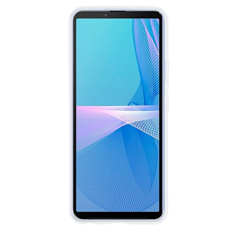 TPU Phone Case For Sony Xperia 10 III Lite(Transparent White)