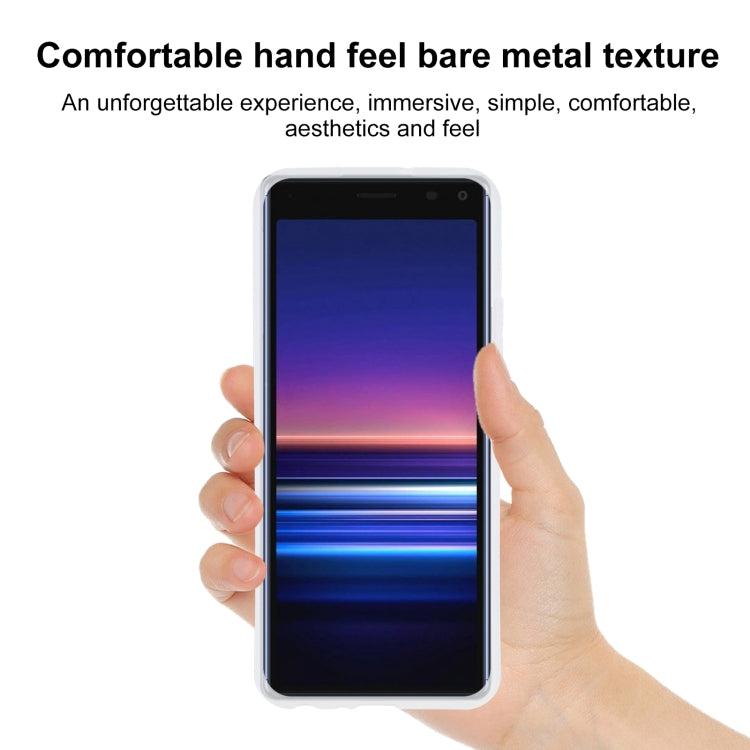 TPU Phone Case For Sony Xperia 20(Transparent White)