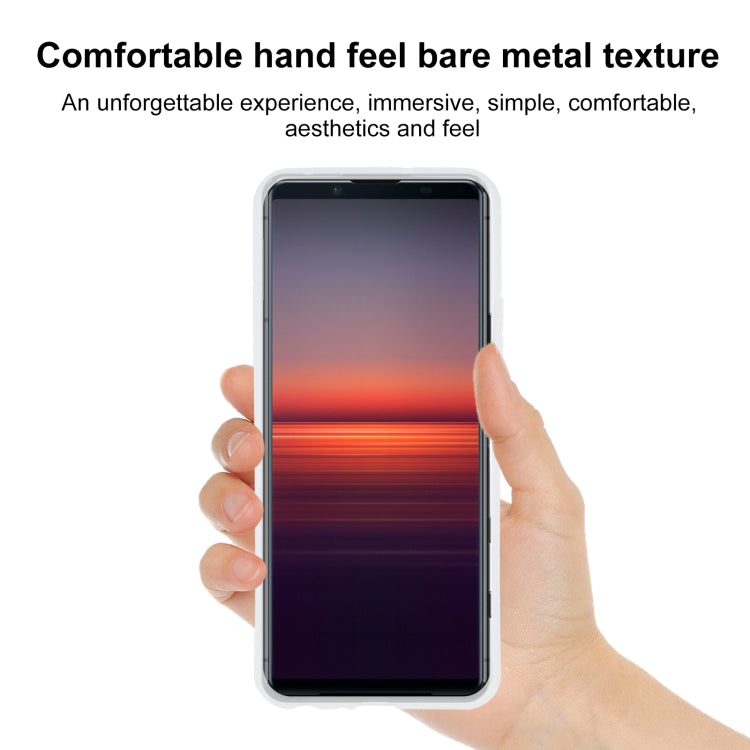 TPU Phone Case For Sony Xperia 5 II(Transparent White)