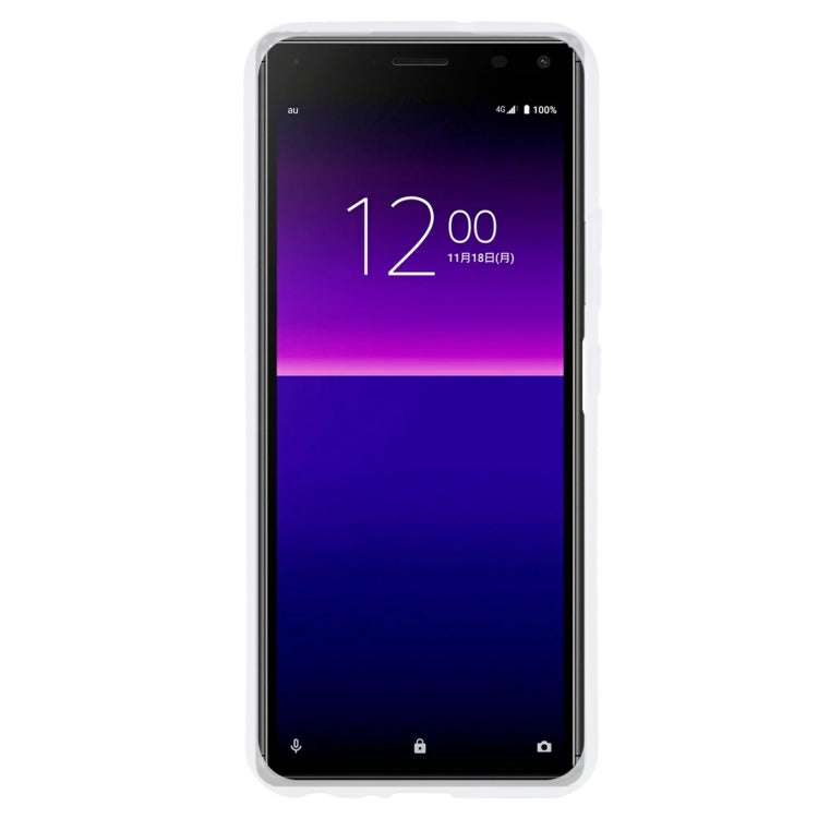 TPU Phone Case For Sony Xperia 8(Transparent White)