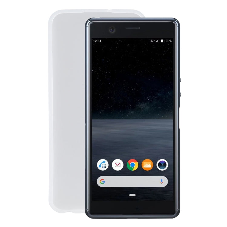 TPU Phone Case For Sony Xperia Ace(Transparent White)
