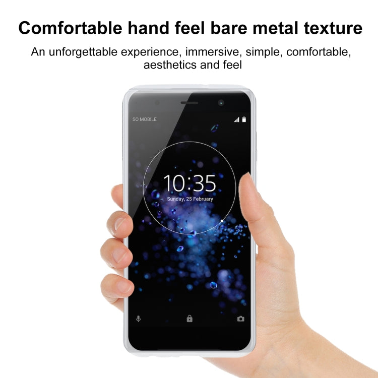 TPU Phone Case For Sony Xperia XZ2(Transparent White)