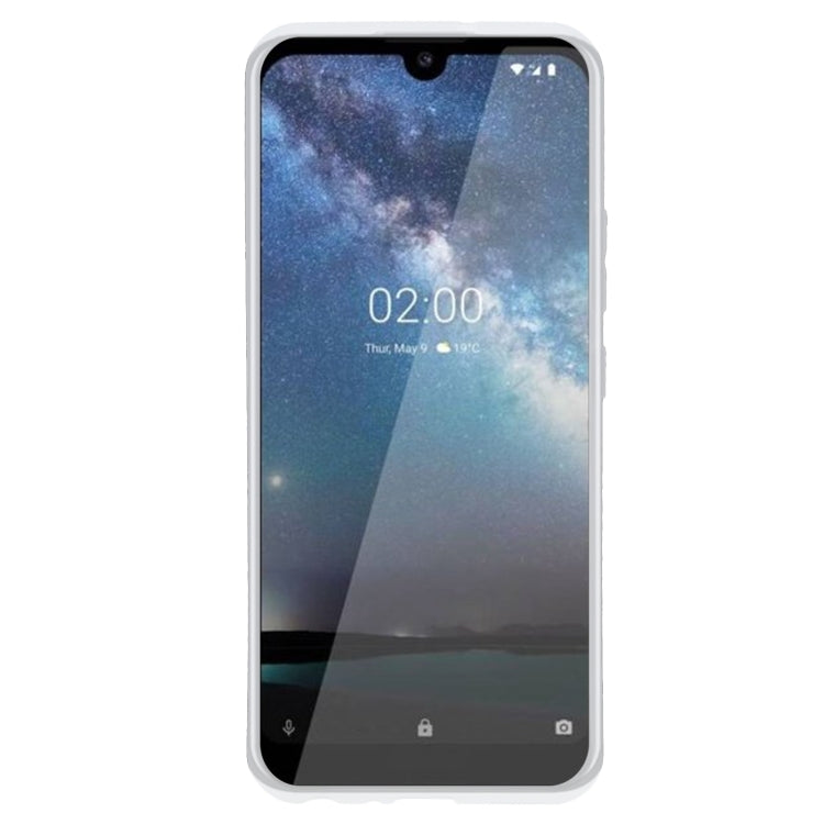 TPU Phone Case For Nokia 2.2(Transparent White)