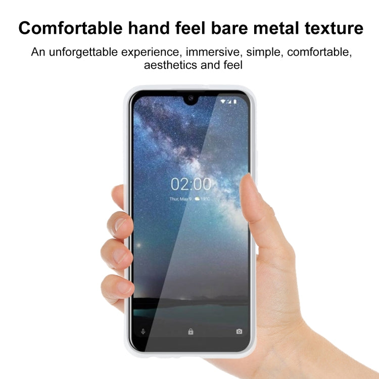 TPU Phone Case For Nokia 2.2(Transparent White)