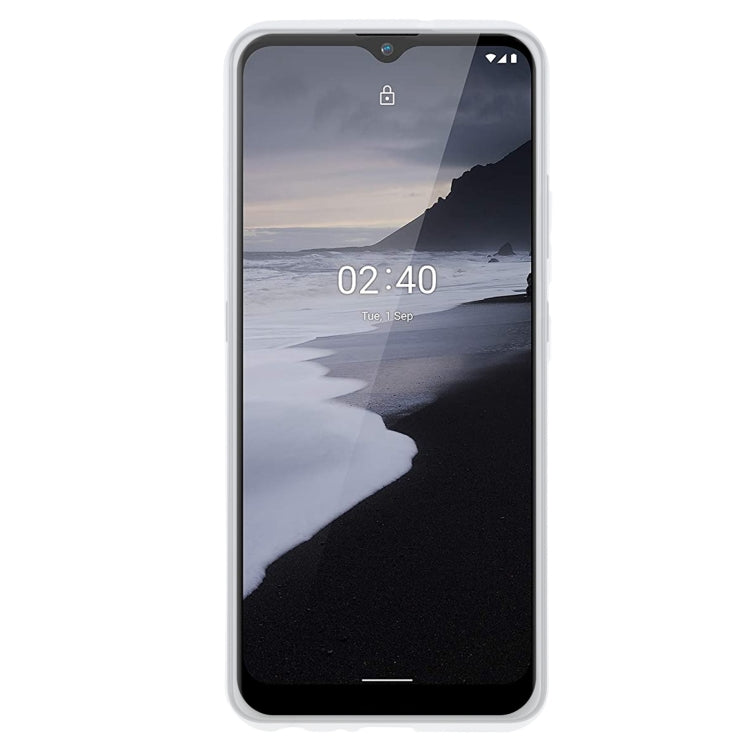 TPU Phone Case For Nokia 2.4(Transparent White)