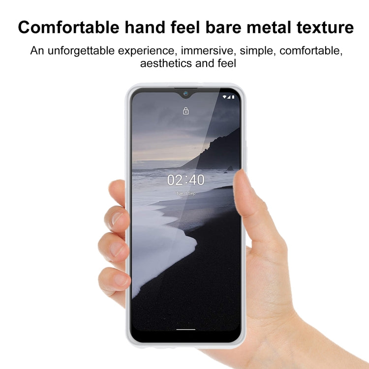 TPU Phone Case For Nokia 2.4(Transparent White)