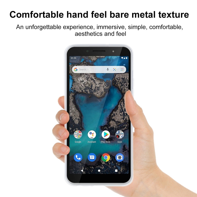 TPU Phone Case For Nokia C1 Plus(Transparent White)