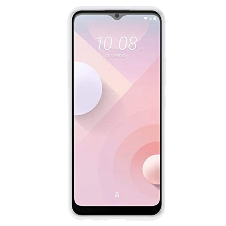 TPU Phone Case For HTC Desire 20+(Transparent White)