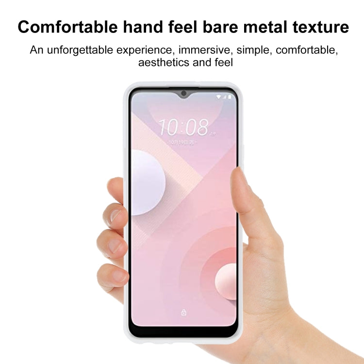 TPU Phone Case For HTC Desire 20+(Transparent White)