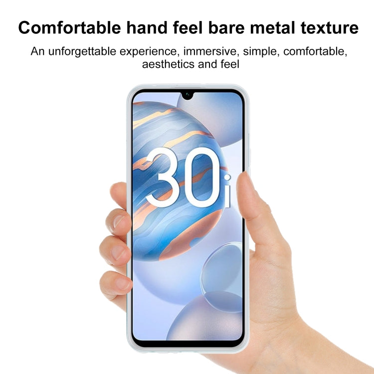 TPU Phone Case For Huawei Honor 30i(Transparent White)