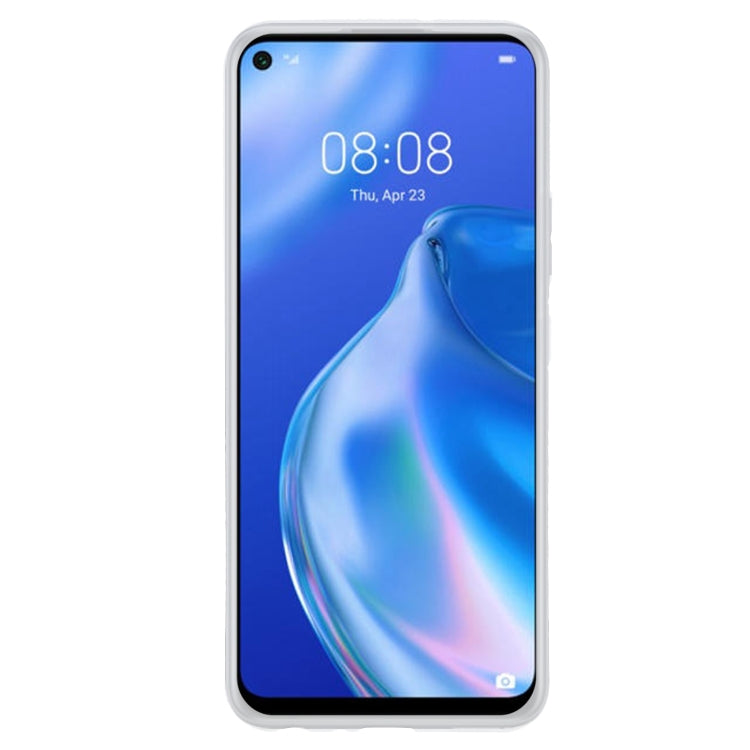 TPU Phone Case For Huawei P40 lite 5G(Transparent White)