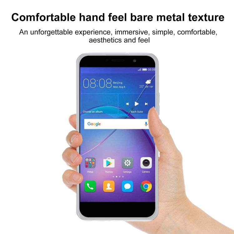 TPU Phone Case For Huawei Y3 2018(Transparent White)